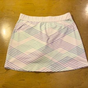 ⛳️ White Stripped Golf Skirt